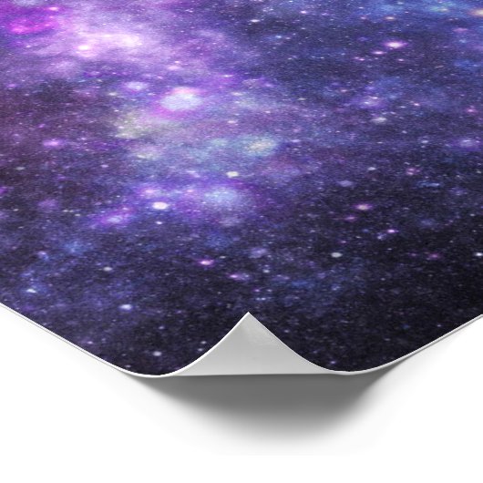 紫と黒 ポスター (角)