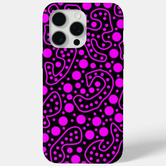 紫と黒 Case-Mate iPhoneケース (裏面)