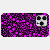 紫と黒 Case-Mate iPhoneケース (裏面 (横))