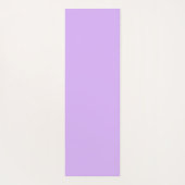 紫にかわいい花と蝶 ヨガマット (裏面)