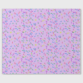 紫に振りかける飴 ラッピングペーパー (フラット)