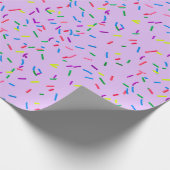 紫に振りかける飴 ラッピングペーパー (角)