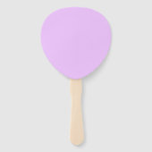 紫に風船があるハッピーバースデー ハンドファン (裏面)