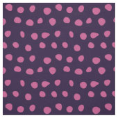 紫のお洒落ピンクの点 ファブリック (見本)