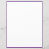 紫のかわいらしハートのロマンチックな行パーソナライズされた (裏面)