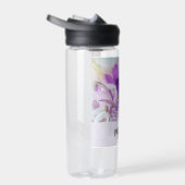 紫のかわいらし春 ウォーターボトル (右面)