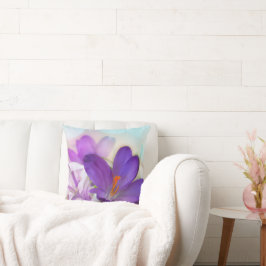 紫のかわいらし春 クッション