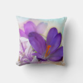紫のかわいらし春 クッション (正面)