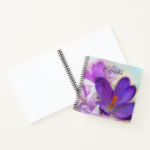 紫のかわいらし春 ノートブック (内部)