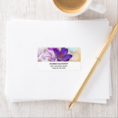 紫のかわいらし春 ラベル (インサイチュ)