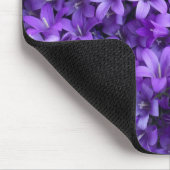 紫のかわいらし花 マウスパッド (コーナー)