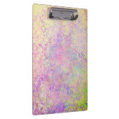 紫のかわいらし金ゴールドとピンクのテクスチャ クリップボード (右)