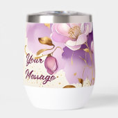 紫のかわいらし金ゴールドフローラ (正面)