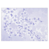 紫のさくらんぼの花 テーブルクロス (正面(横))