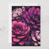 紫のはっきりしたフローラ サンキューカード (裏面)