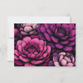 紫のはっきりしたフローラ 出欠カード (裏面)