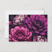 紫のはっきりしたフローラ 出欠カード (裏面)