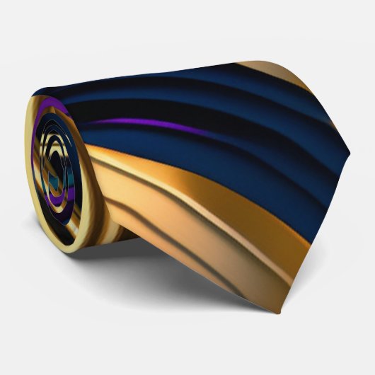紫のはっきりした抽象芸術ストローク ネクタイ (ロール)