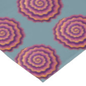 紫のらせん状 テーブルクロス (アングル)