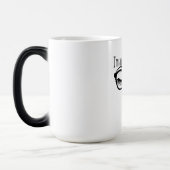 紫のアイシャドウを持つとてもオタクな女の子 モーフィングマグカップ (左)