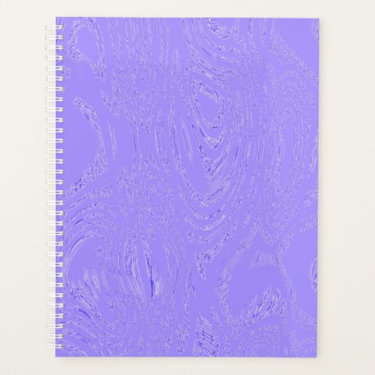 紫のアイススパイラルノート プランナー手帳 (正面)