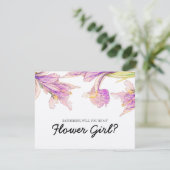 紫のアイリスを花嫁代りにしてくれませんか 招待状 (スタンド正面)