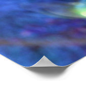 紫のアザミ ポスター (角)