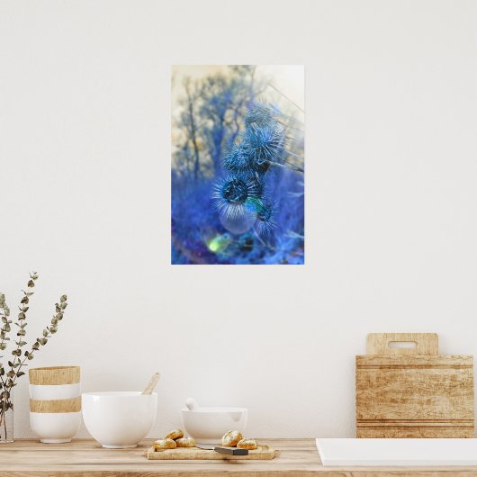 紫のアザミ ポスター (キッチン)