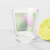 紫のアザラシのショットガラス ショットグラス (裏面)