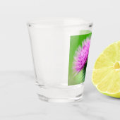 紫のアザラシのショットガラス ショットグラス (左)