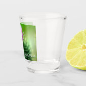 紫のアザラシのショットガラス ショットグラス (右)