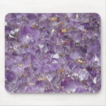 紫のアメジストクリスタルジェムストーンの外観