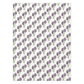 紫のアーティチョークステーブルクロス テーブルクロス (正面)