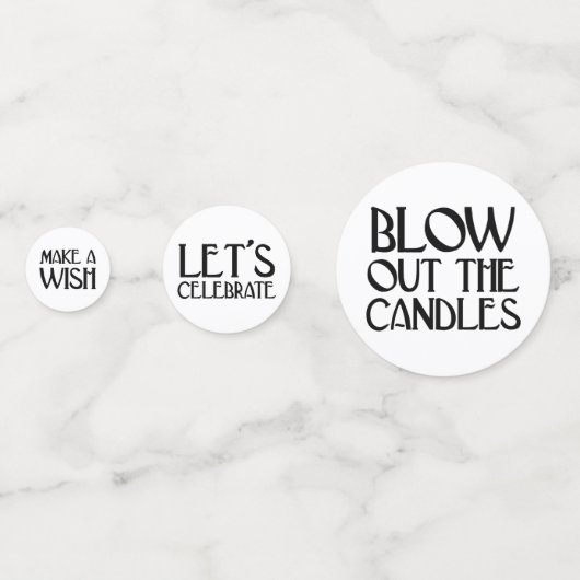 紫のアールデコ誕生日句 コンフェッティ (裏面)