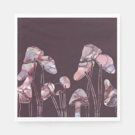 紫のインキキノコ スタンダードランチョンナプキン