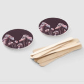 紫のインキキノコ ハンドファン (組立なし)