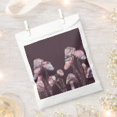 紫のインキキノコ フェイバーバッグ (クリップ留めされた状態)