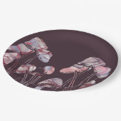 紫のインキキノコ ペーパープレート (アングル)