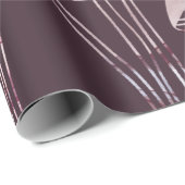 紫のインキキノコ ラッピングペーパー (ロールコーナー)