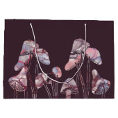 紫のインキキノコ ラージペーパーバッグ (裏面)