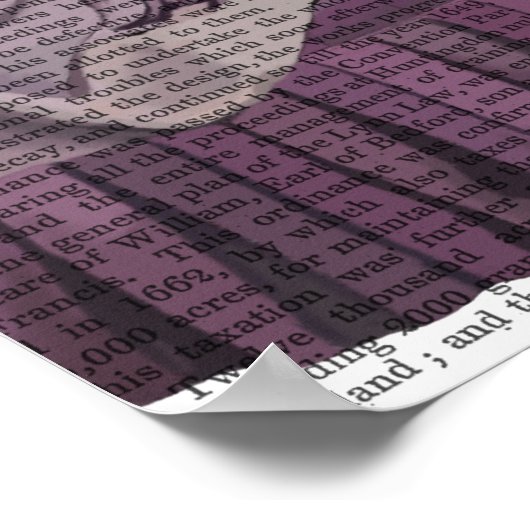 紫のウサギ ポスター (角)