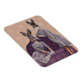 紫のウサギ マグネット (右側)