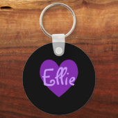 紫のエリー キーホルダー (正面)