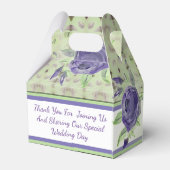 紫のエレガントバラパターン フェイバーボックス (裏面サイド)