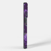 紫のエレガントフローラ背景 Case-Mate iPhoneケース (裏面 / 右)