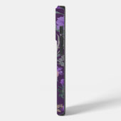 紫のエレガントフローラ背景 Case-Mate iPhoneケース (裏面 / 左)