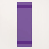 紫のエレガント上のギリシャのパターン ヨガマット (裏面)