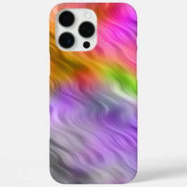 紫のオーキッドの波状テクスチャ iPhone 16 PRO MAXケース