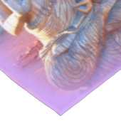 紫のオーラめい想の仏 テーブルクロス (アングル)