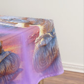 紫のオーラめい想の仏 テーブルクロス (インサイチュ)